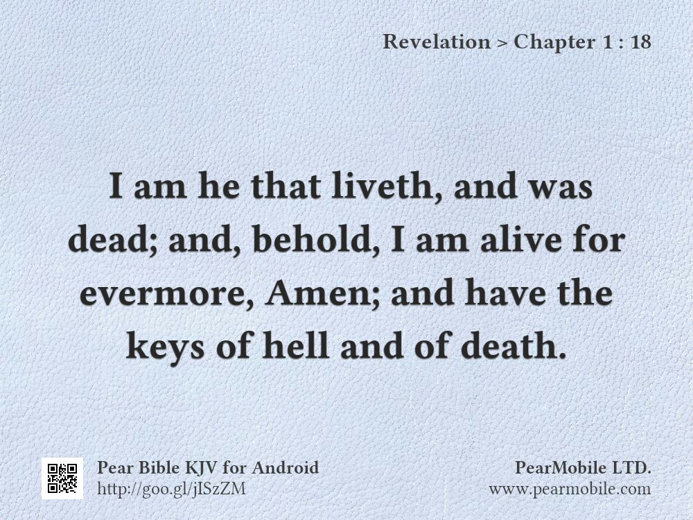 Revelation, Chapter 1:18